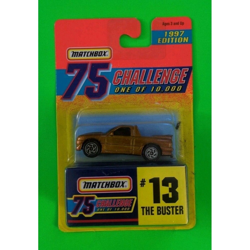 1997 MATCHBOX 75 CHALLENGE #13 THE BUSTER 1 OF 10,000